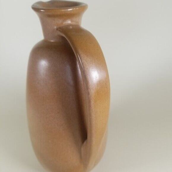 Frankoma Stoneware Pottery 8" Tall Pitcher 835 Brown - Picture 11 of 16